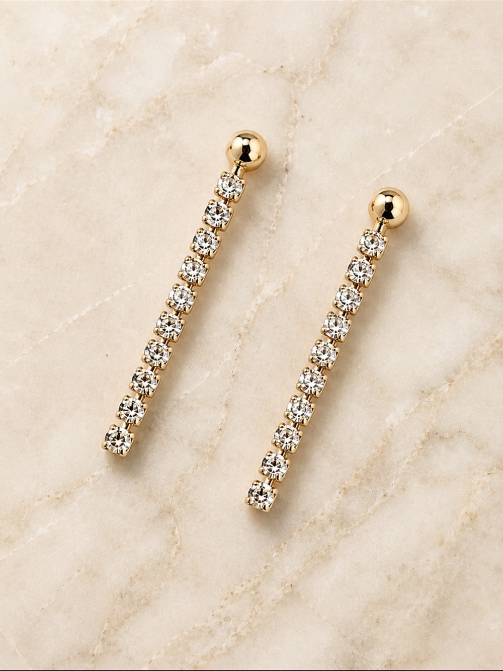 Ann Taylor Crystal Drop Earrings